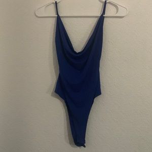 Womens Wearever Bodysuit Royal Blue Meduim